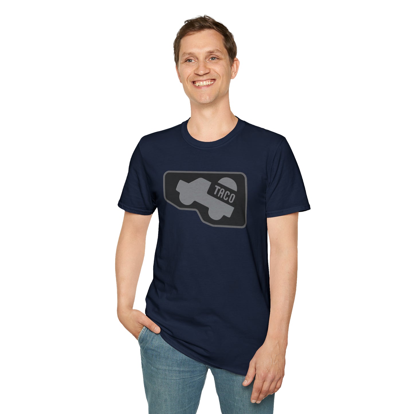 Hidden Taco Symbol Unisex Softstyle T-Shirt