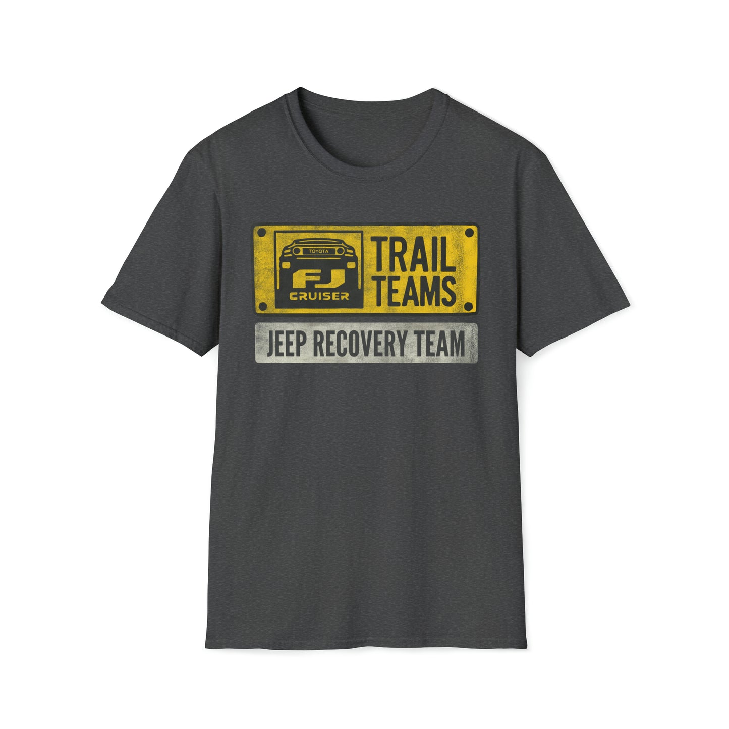 FJC Trail Teams Jeep Recovery: Unisex Softstyle T-Shirt