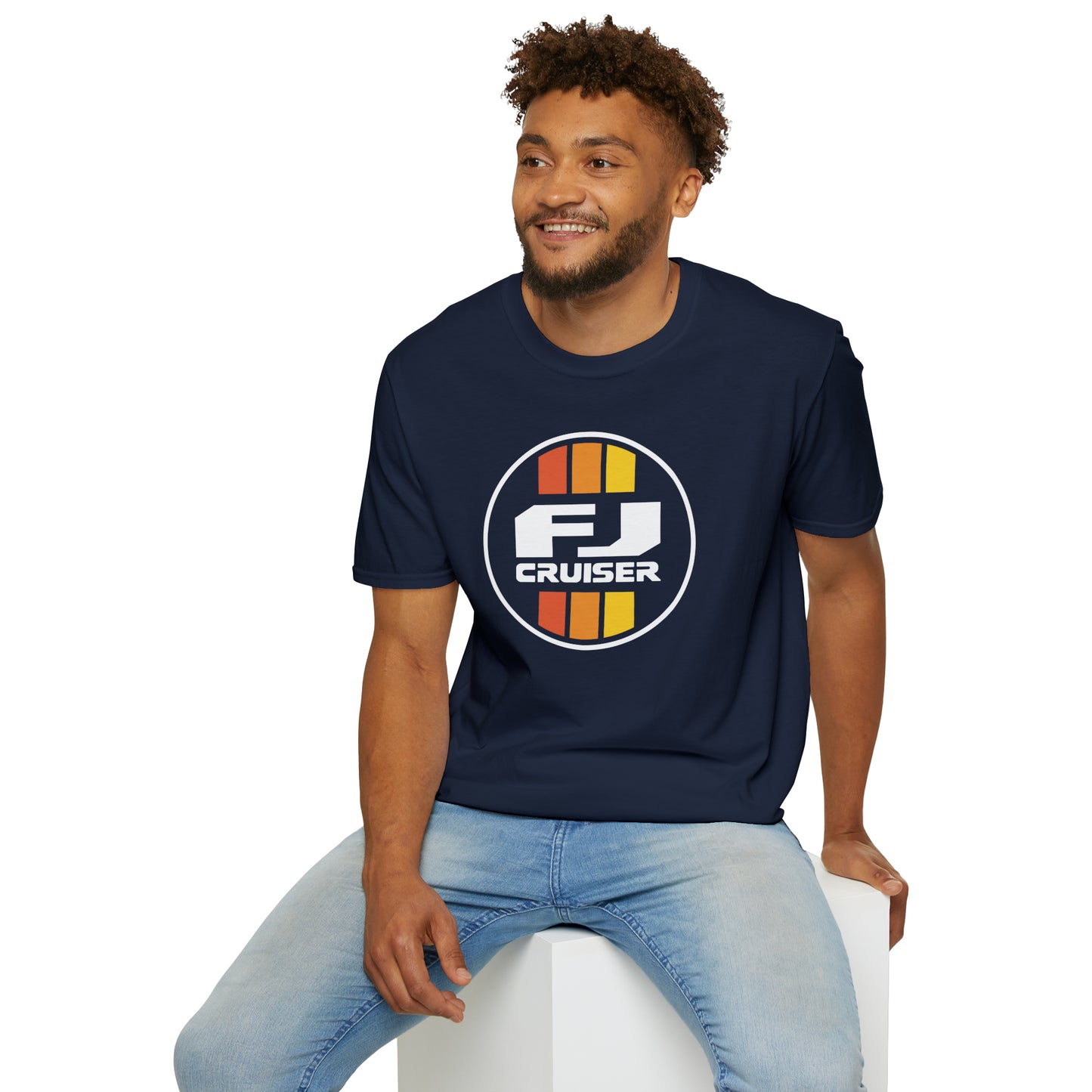 FJ Cruiser Retro Stripes Unisex Softstyle T-Shirt