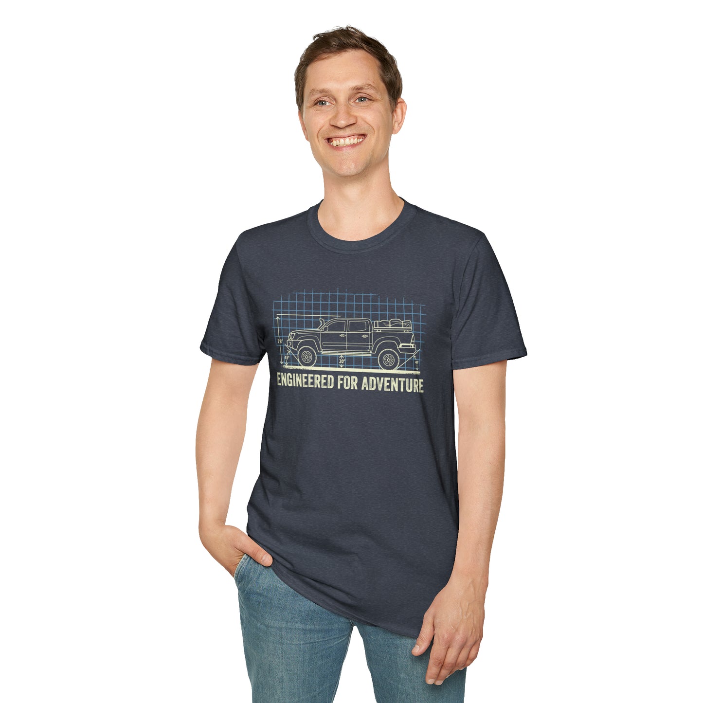 Engineered for Adventure: 2nd Gen Tacoma Unisex Softstyle T-Shirt