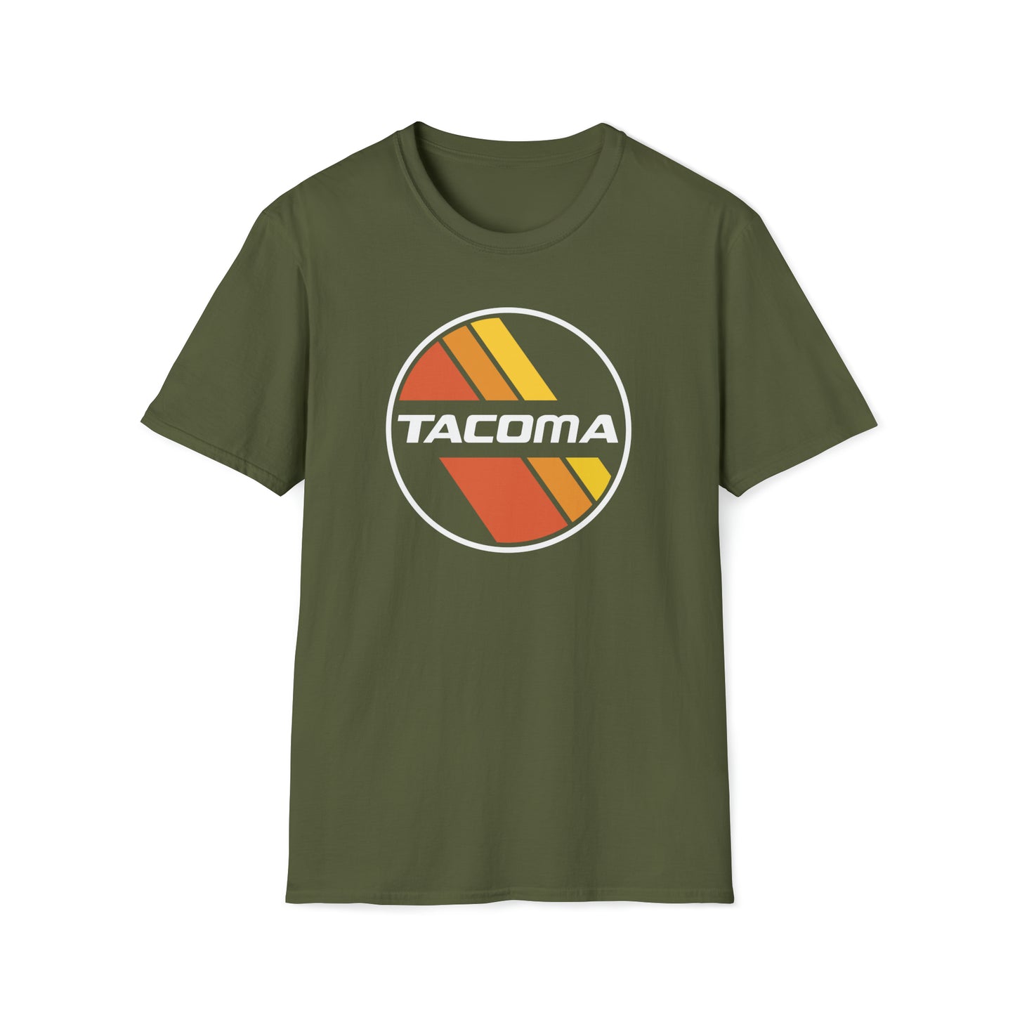 Tacoma Retro Stripes Unisex Softstyle T-Shirt