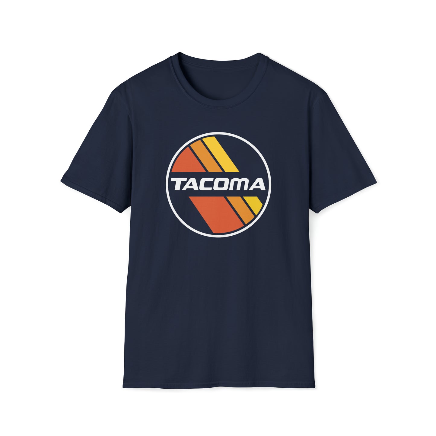 Tacoma Retro Stripes Unisex Softstyle T-Shirt