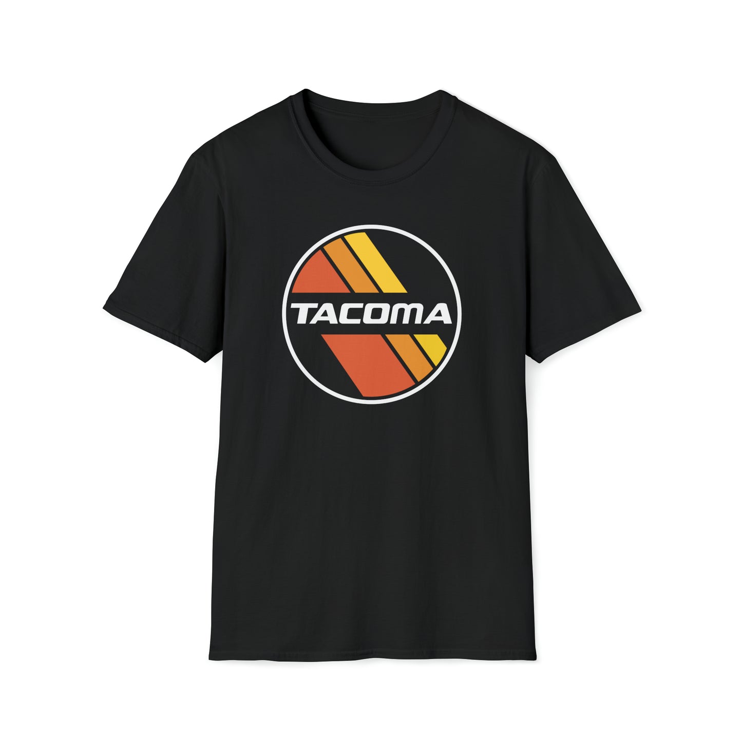 Tacoma Retro Stripes Unisex Softstyle T-Shirt