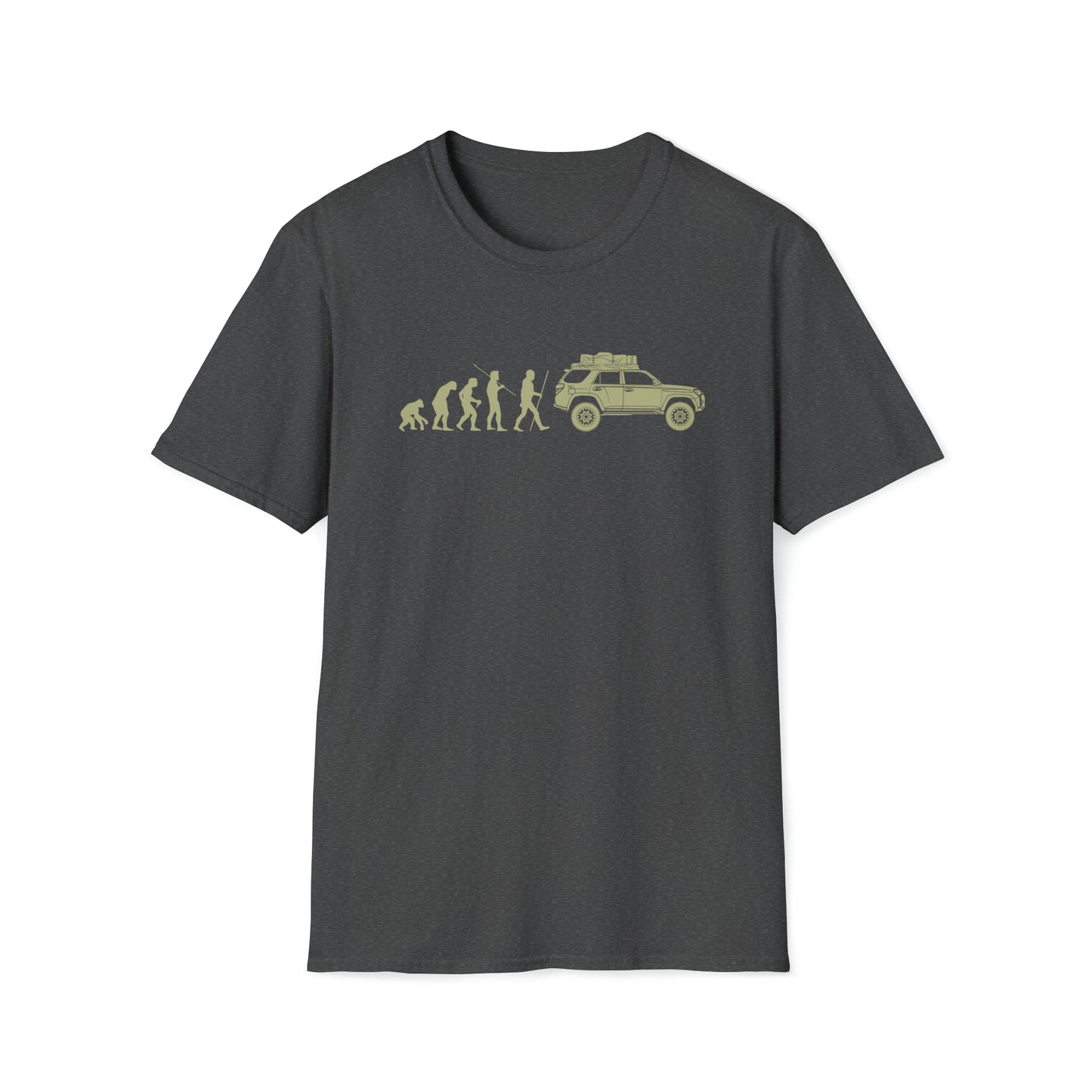 Evolution of Man: 4Runner Unisex Softstyle T-Shirt