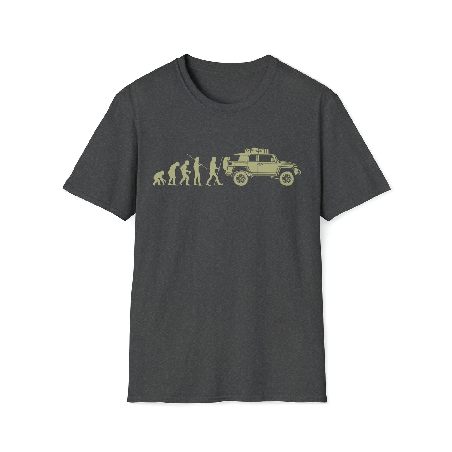 Evolution of Man: FJC Unisex Softstyle T-Shirt