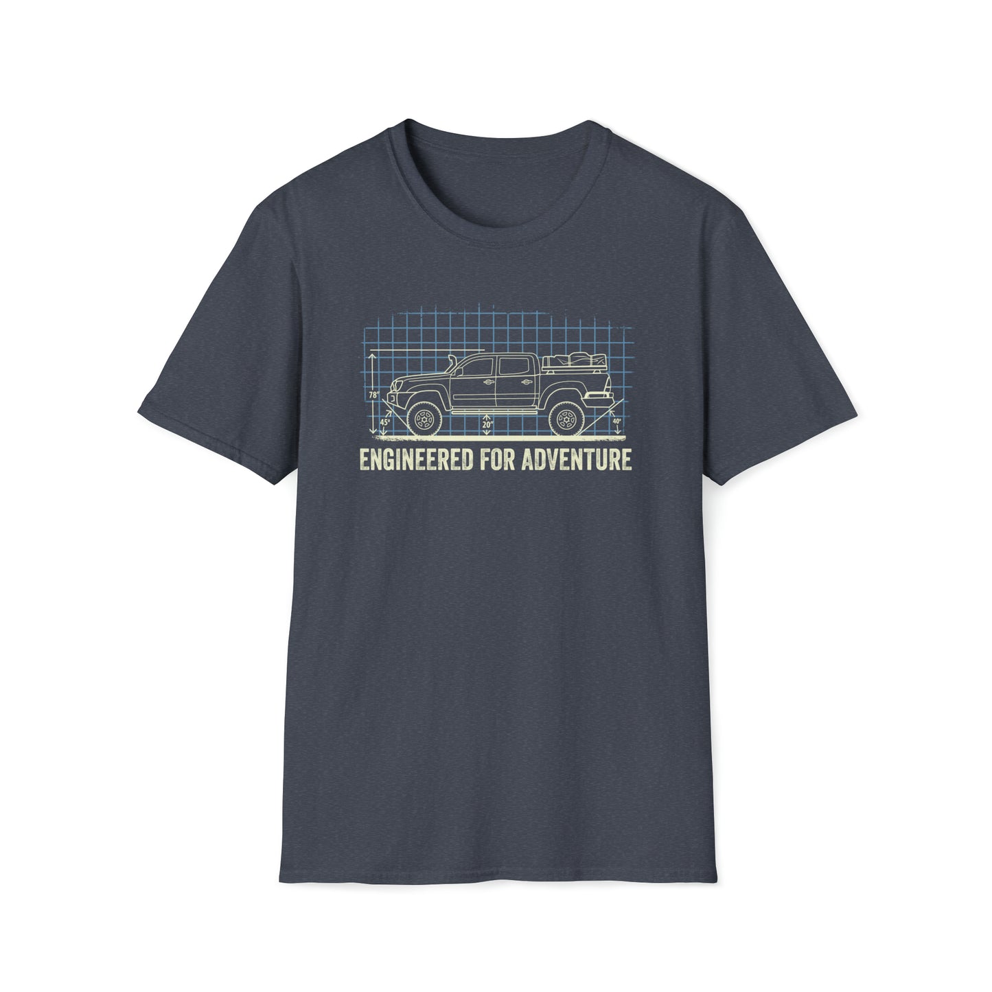 Engineered for Adventure: 2nd Gen Tacoma Unisex Softstyle T-Shirt