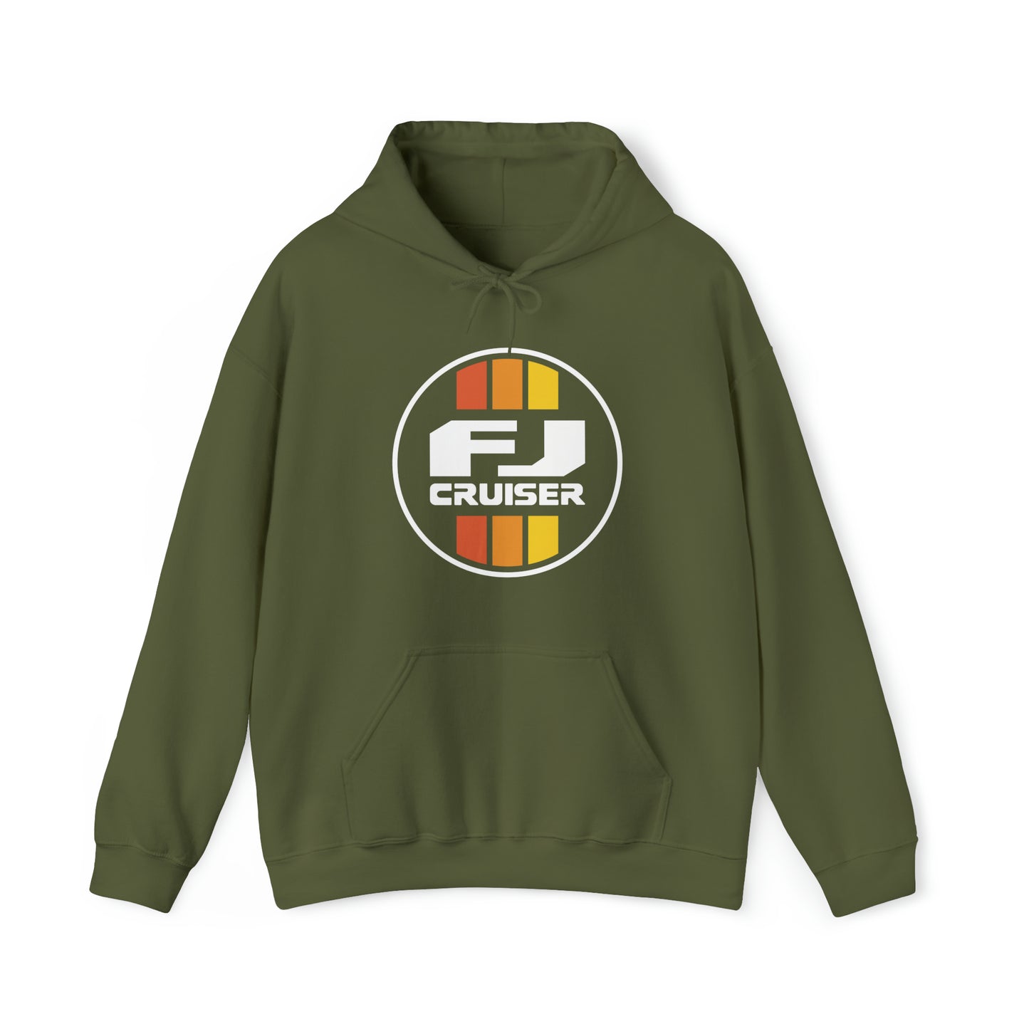 FJ Cruiser Retro Stripes Unisex Hooded Sweatshirt