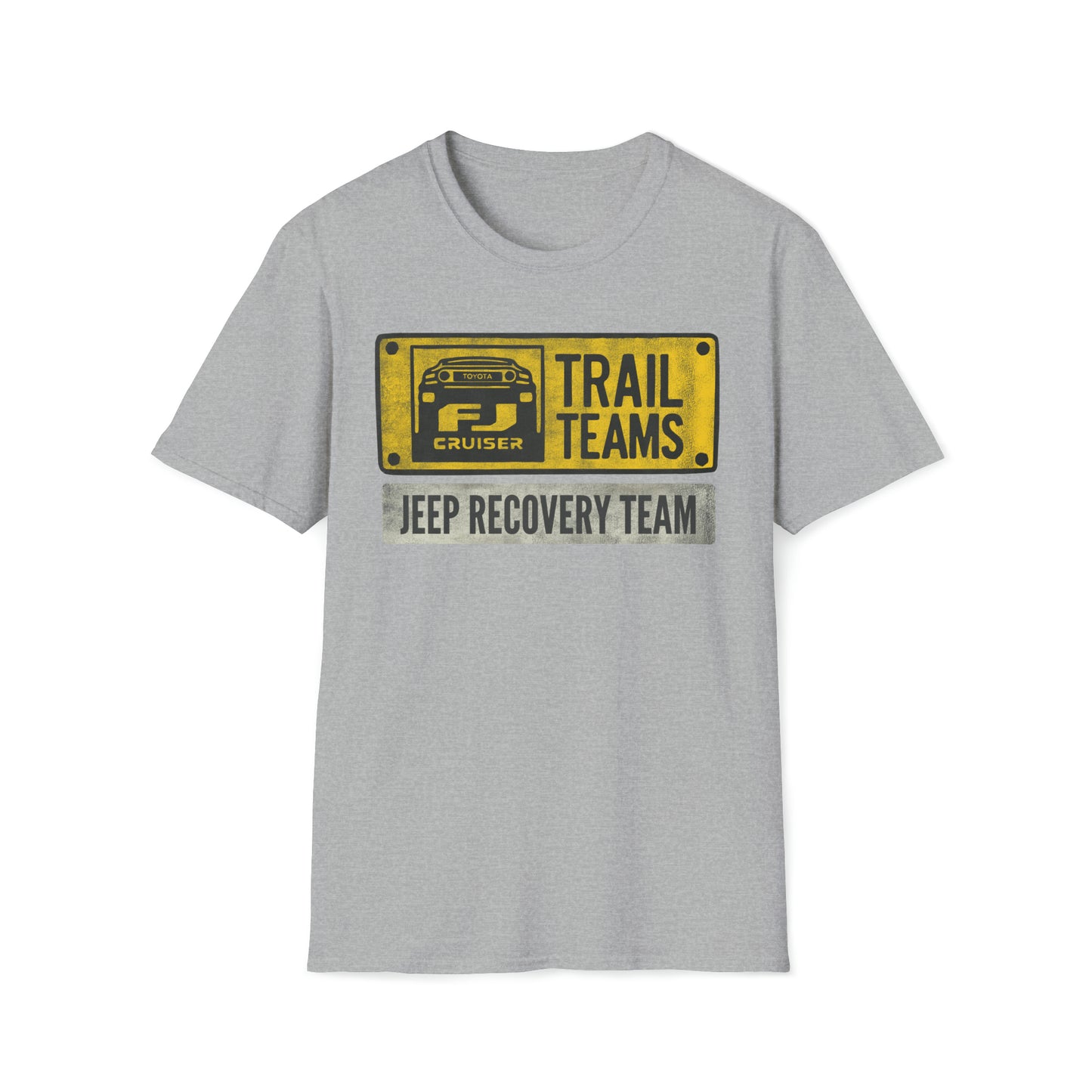 FJC Trail Teams Jeep Recovery: Unisex Softstyle T-Shirt