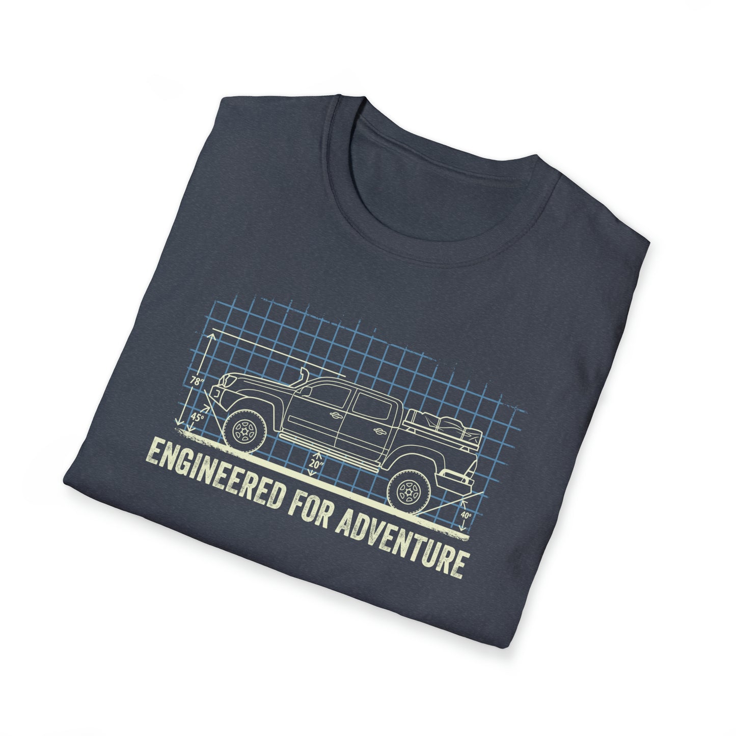 Engineered for Adventure: 2nd Gen Tacoma Unisex Softstyle T-Shirt