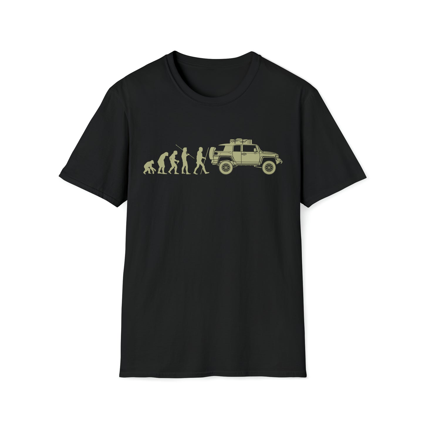 Evolution of Man: FJC Unisex Softstyle T-Shirt