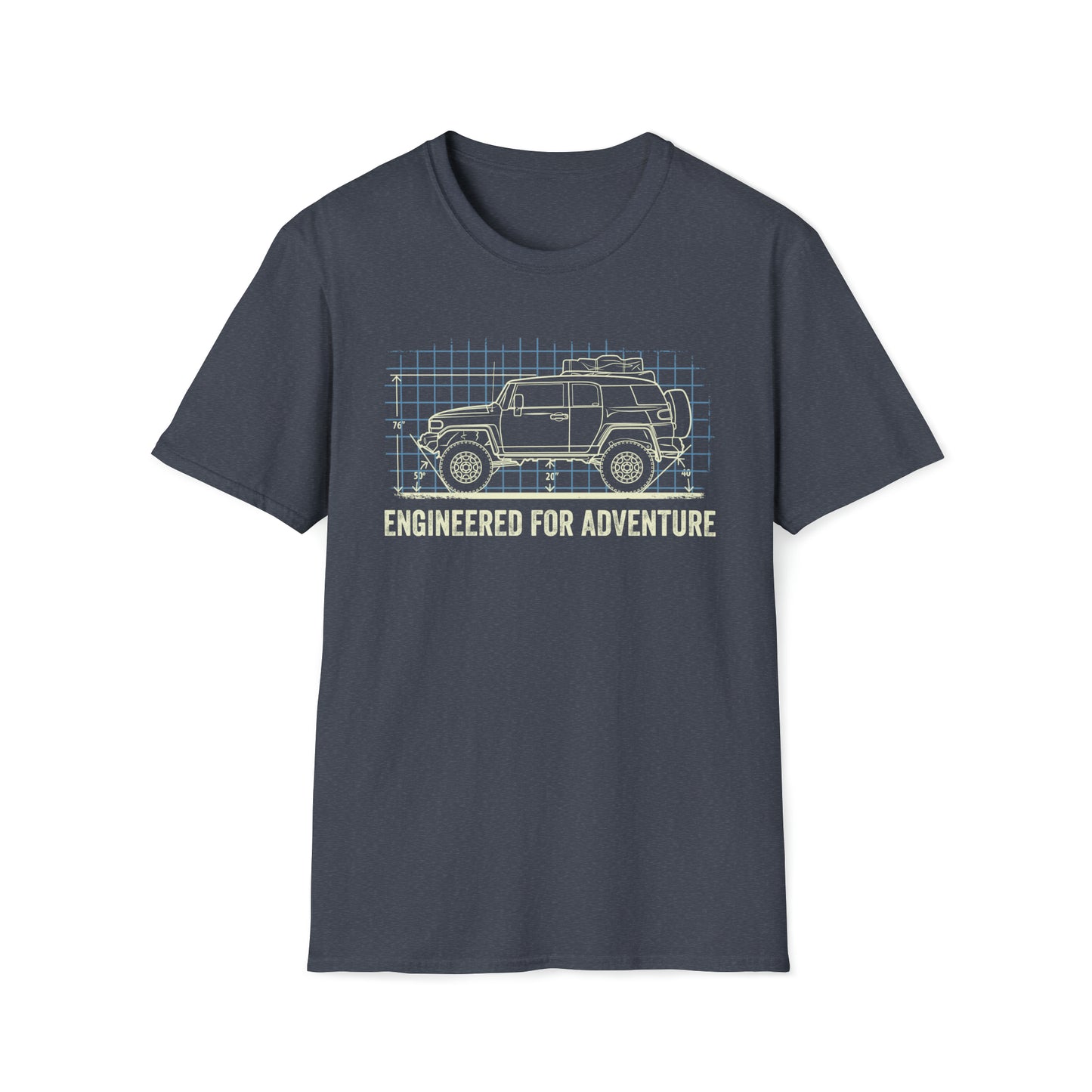 Engineered for Adventure: FJ Cruiser Unisex Softstyle T-Shirt