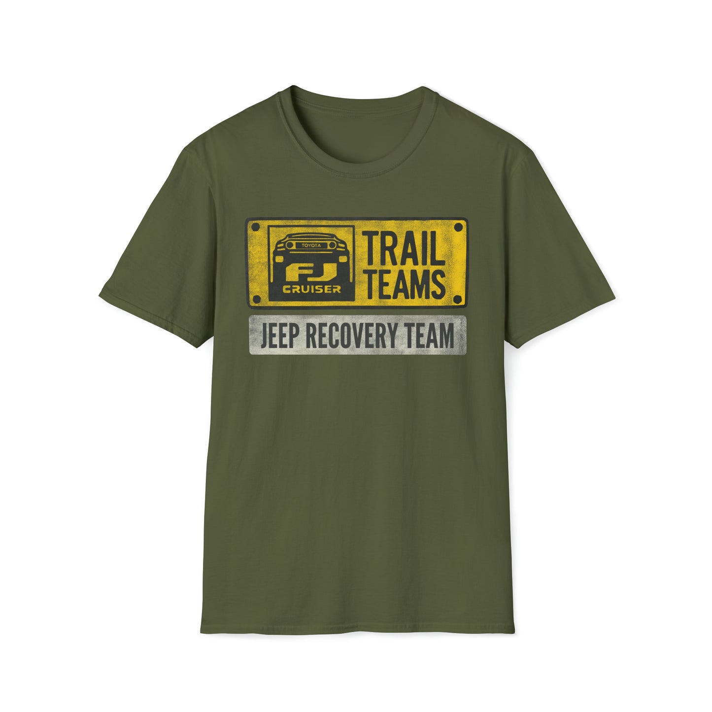 FJC Trail Teams Jeep Recovery: Unisex Softstyle T-Shirt