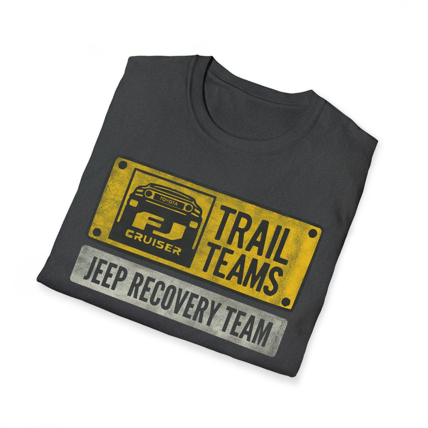FJC Trail Teams Jeep Recovery:  Unisex Softstyle T-Shirt