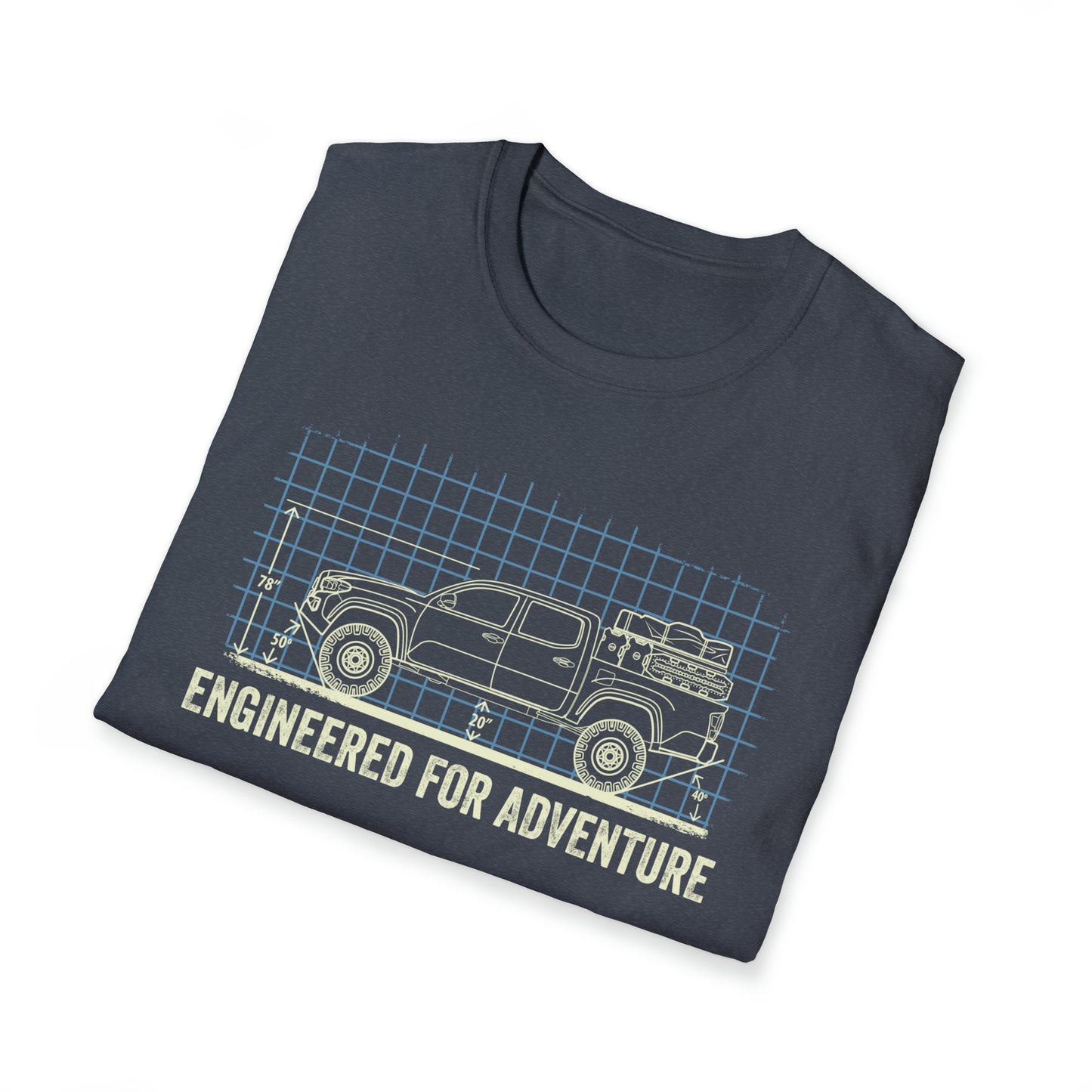 Engineered for Adventure: 3rd Gen Tacoma Unisex Softstyle T-Shirt