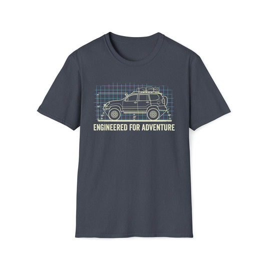 Engineered for Adventure: Lexus Unisex Softstyle T-Shirt