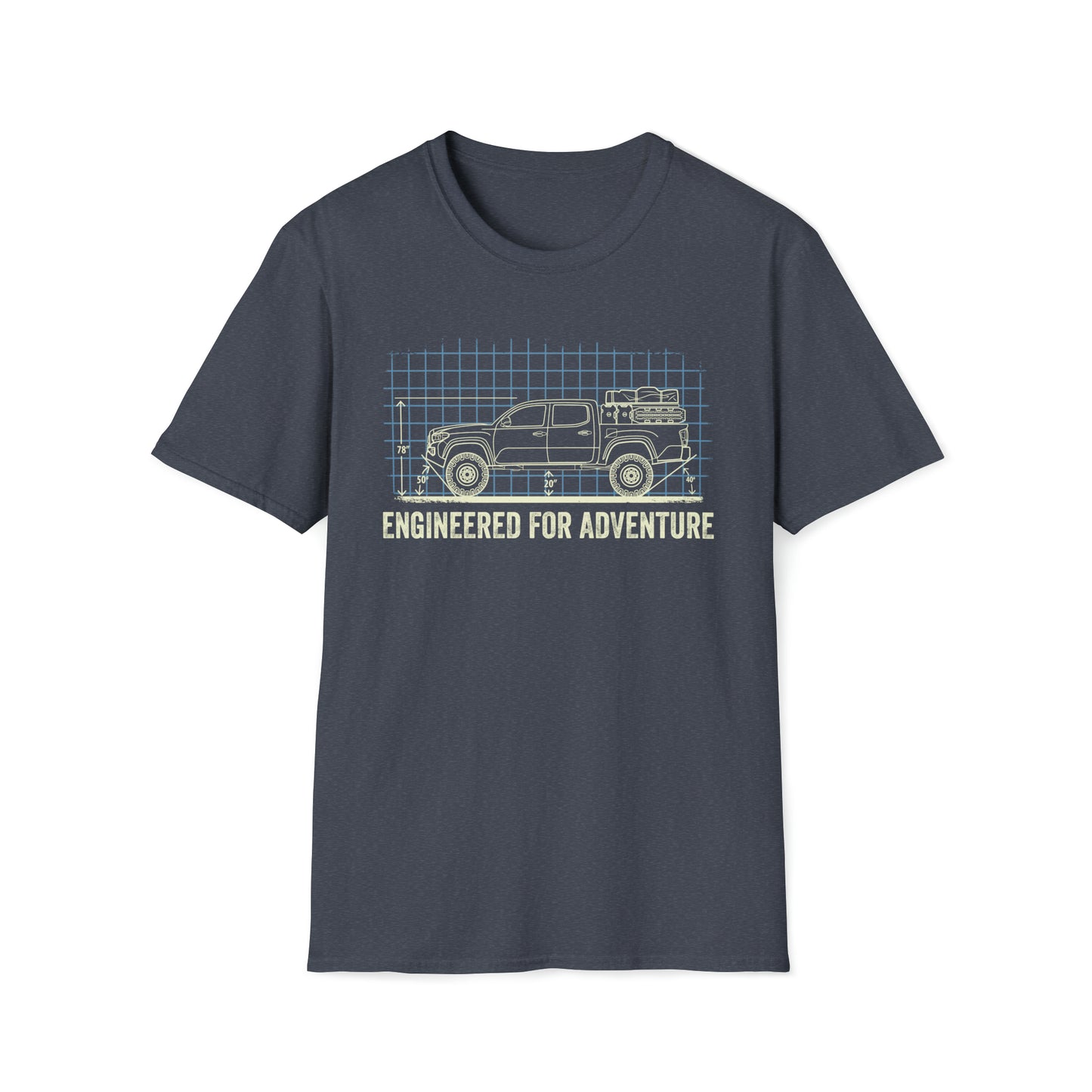 Engineered for Adventure: 3rd Gen Tacoma Unisex Softstyle T-Shirt