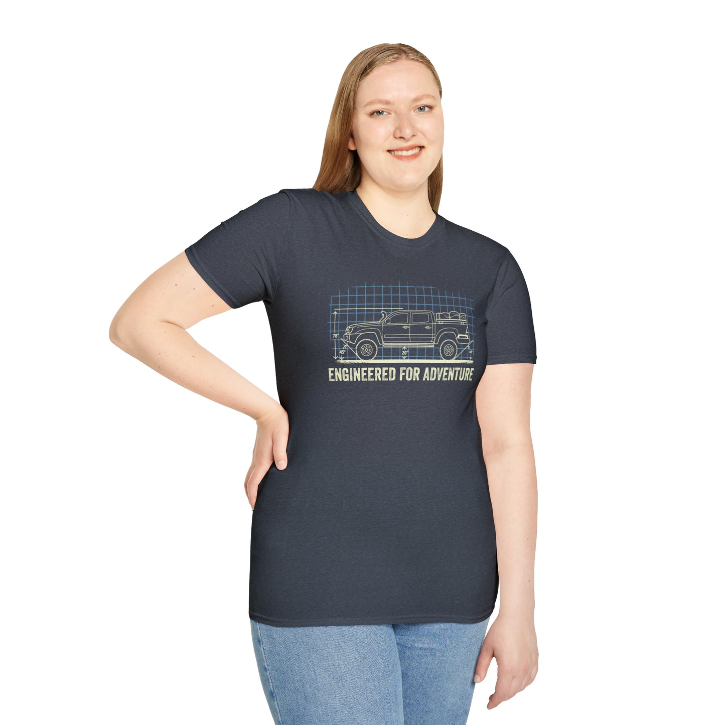 Engineered for Adventure: 2nd Gen Tacoma Unisex Softstyle T-Shirt